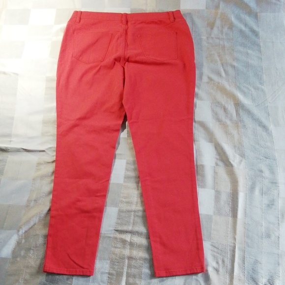 G by Giuliana Rancic tangerine jeans size 16 NWOT - Picture 6 of 6